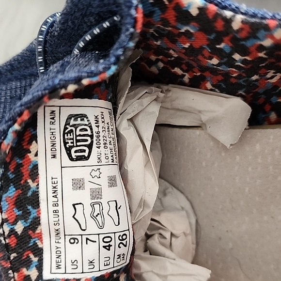 Hey Dude Wendy Funk  Blue Shoes - Picture 8 of 8